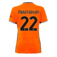 Fotballdrakt Dame Inter Milan Henrikh Mkhitaryan #22 Tredjedrakt 2023-24 Kortermet